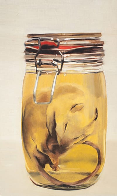 שירה גלזרמן - האהובים. שמן על בד, 2010